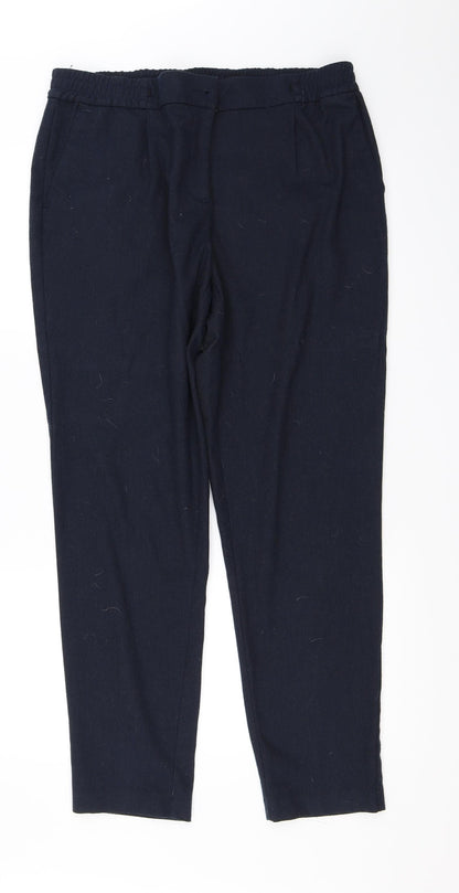 Monsoon Womens Blue   Trousers  Size 14 L29 in