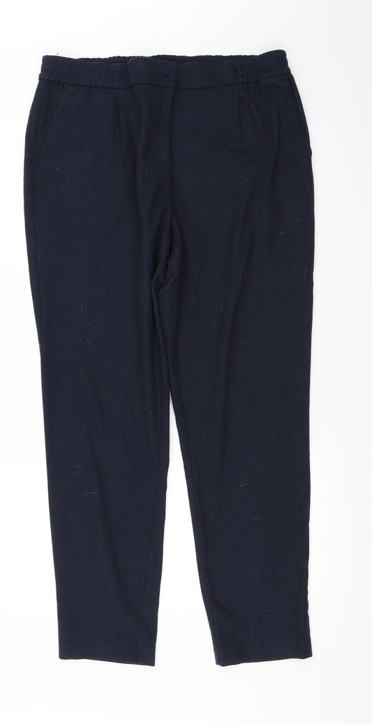 Monsoon Womens Blue   Trousers  Size 14 L29 in