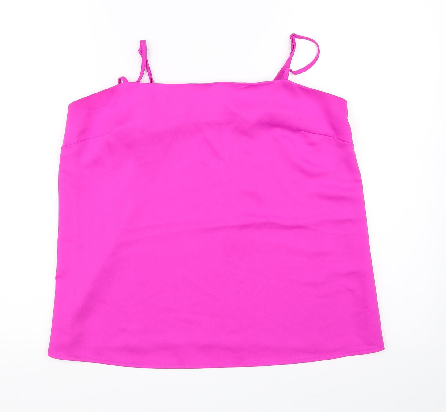Womens UK Size 12 Warehouse Purple Basic Tank
