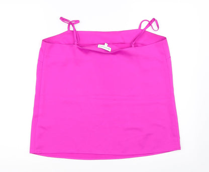 Womens UK Size 12 Warehouse Purple Basic Tank