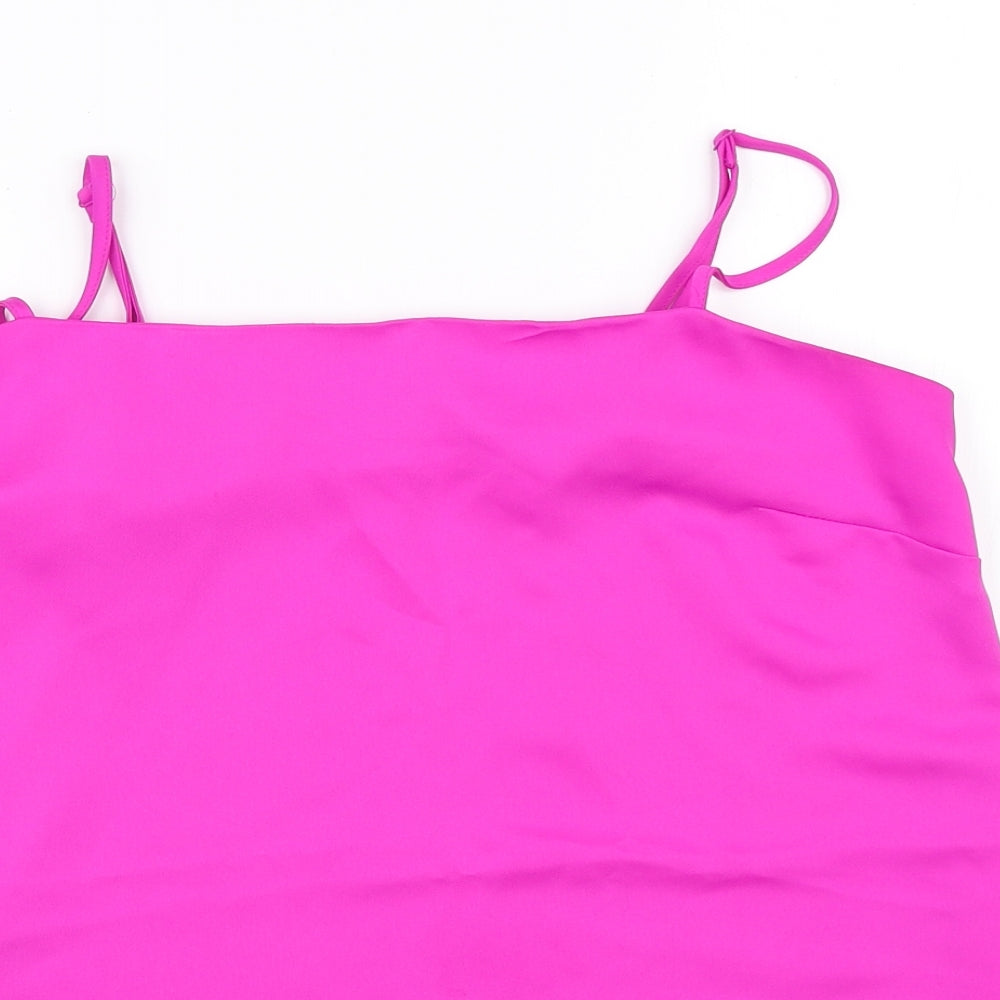 Womens UK Size 12 Warehouse Purple Basic Tank