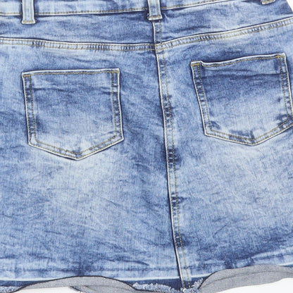 TU Girls Blue  Denim Mini Skirt Size 9 Years