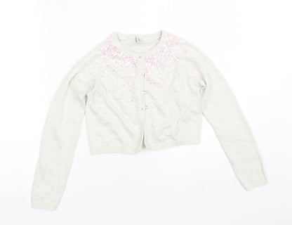 TU Girls Beige   Cape Jumper Size 10 Years