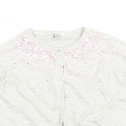 TU Girls Beige   Cape Jumper Size 10 Years