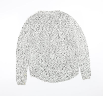 Womens UK Size 8 M&S White Pullover Jumper