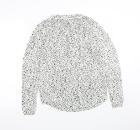 Womens UK Size 8 M&S White Pullover Jumper