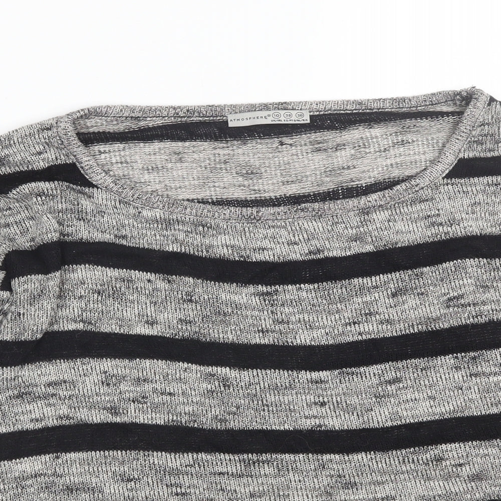 Womens UK Size 10 Atmosphere Grey Pullover Jumper