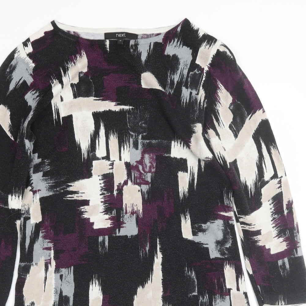 NEXT Womens Multicoloured Geometric  T-Shirt Dress  Size 10