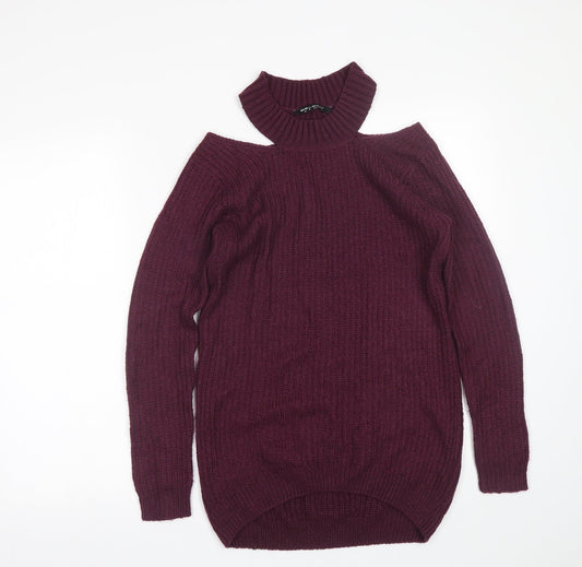 Womens UK Size 8 Select Purple Pullover Jumper