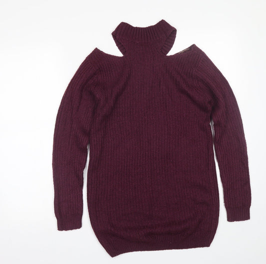 Womens UK Size 8 Select Purple Pullover Jumper