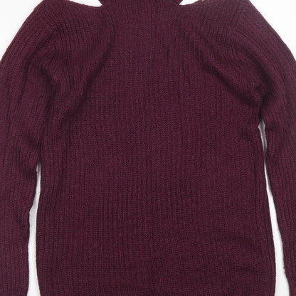 Womens UK Size 8 Select Purple Pullover Jumper