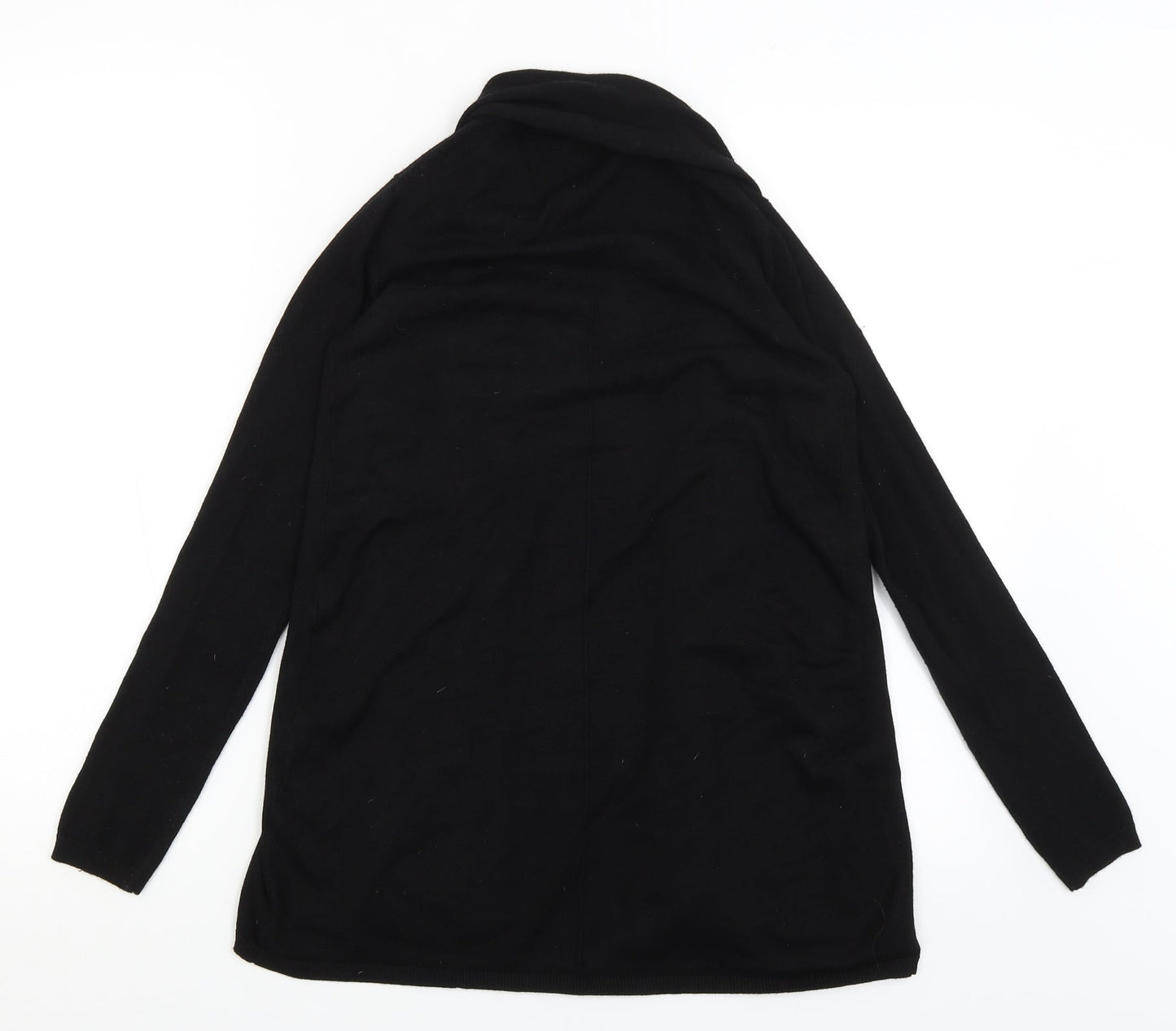 Womens UK Size S Zara Black Shrug Jumper