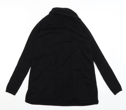 Womens UK Size S Zara Black Shrug Jumper