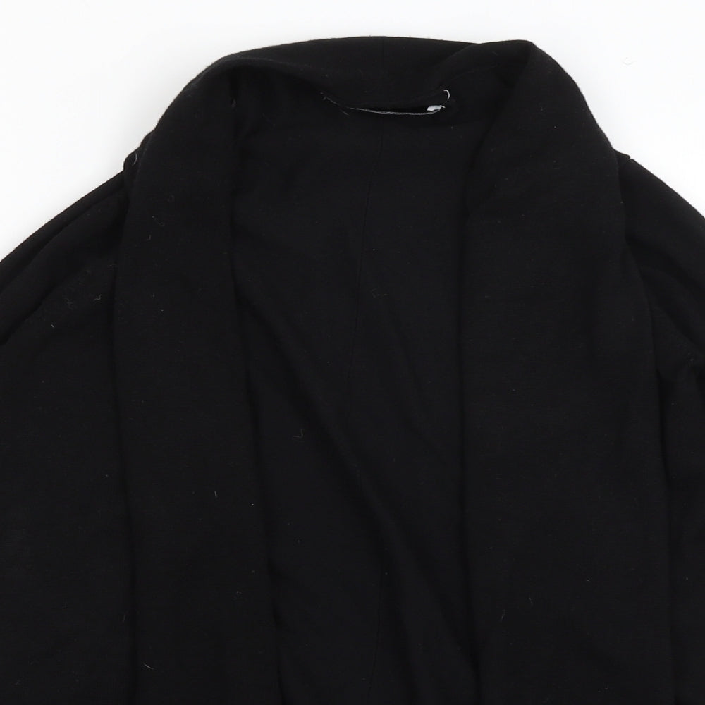 Womens UK Size S Zara Black Shrug Jumper