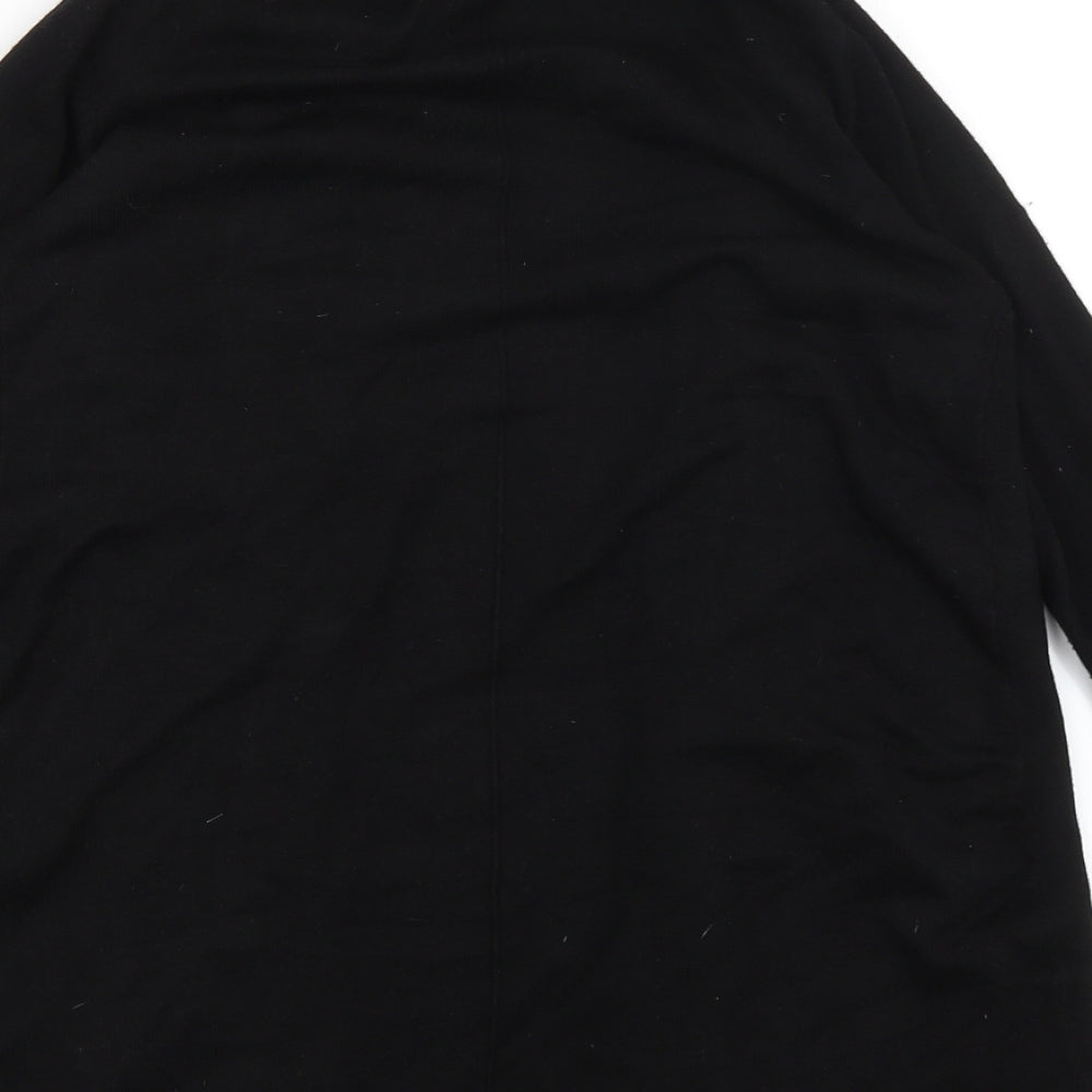 Womens UK Size S Zara Black Shrug Jumper