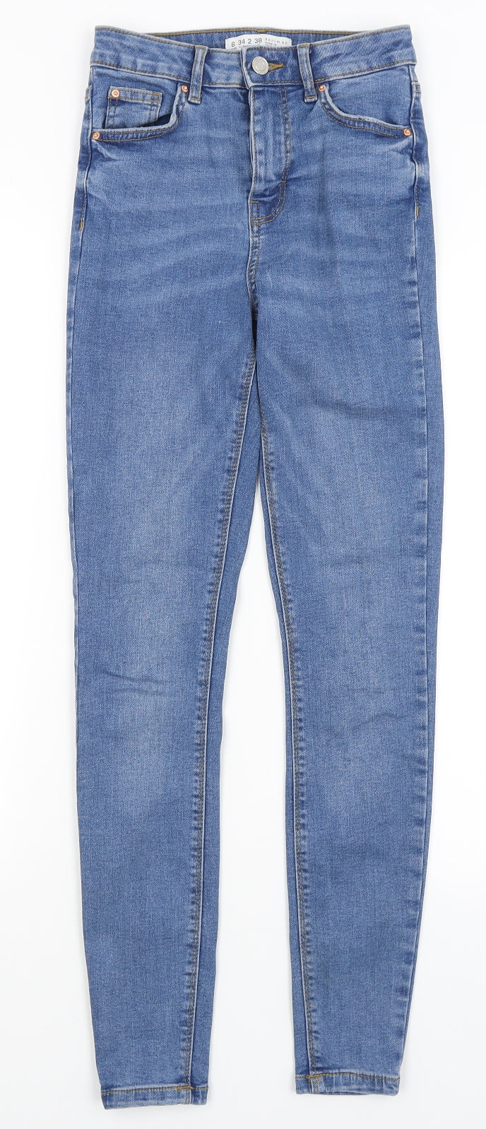 Denim Co Womens Blue   Skinny Jeans Size 6 L28 in