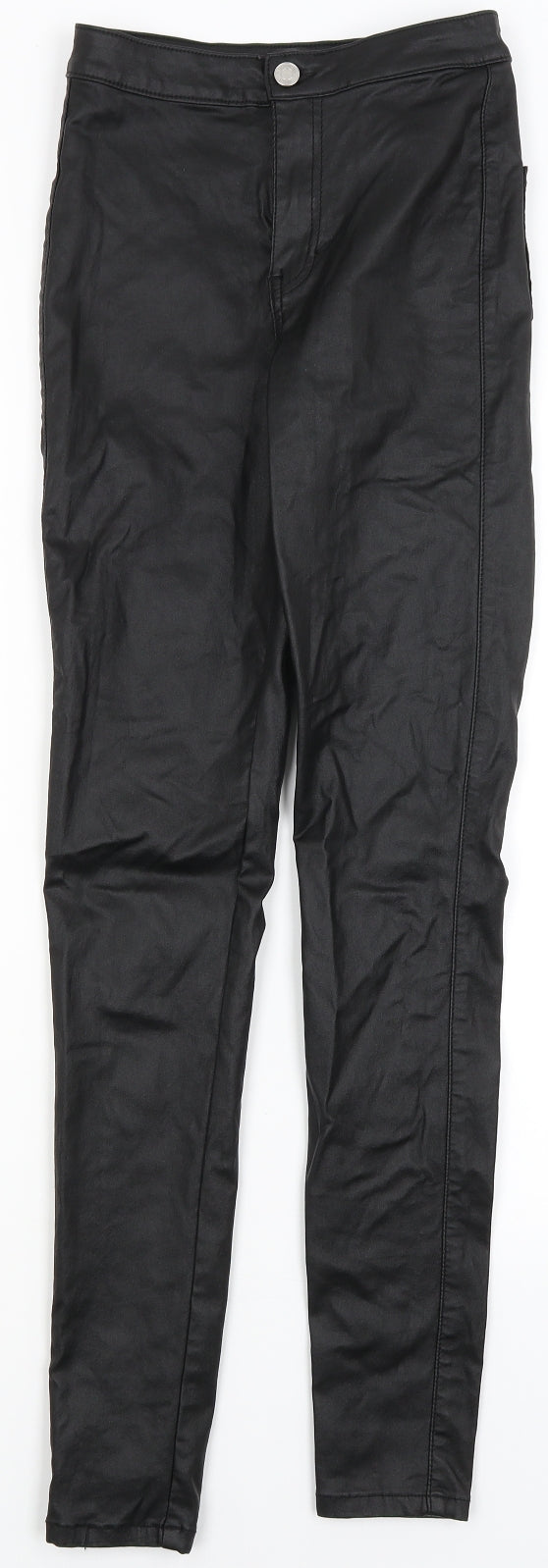 Womens UK Size 6 Missguided Regular Fit  Black Trousers