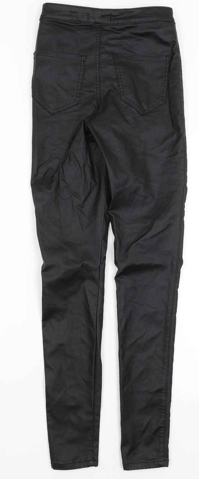 Womens UK Size 6 Missguided Regular Fit  Black Trousers