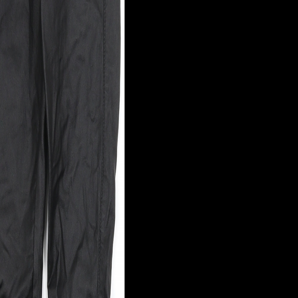Womens UK Size 6 Missguided Regular Fit  Black Trousers