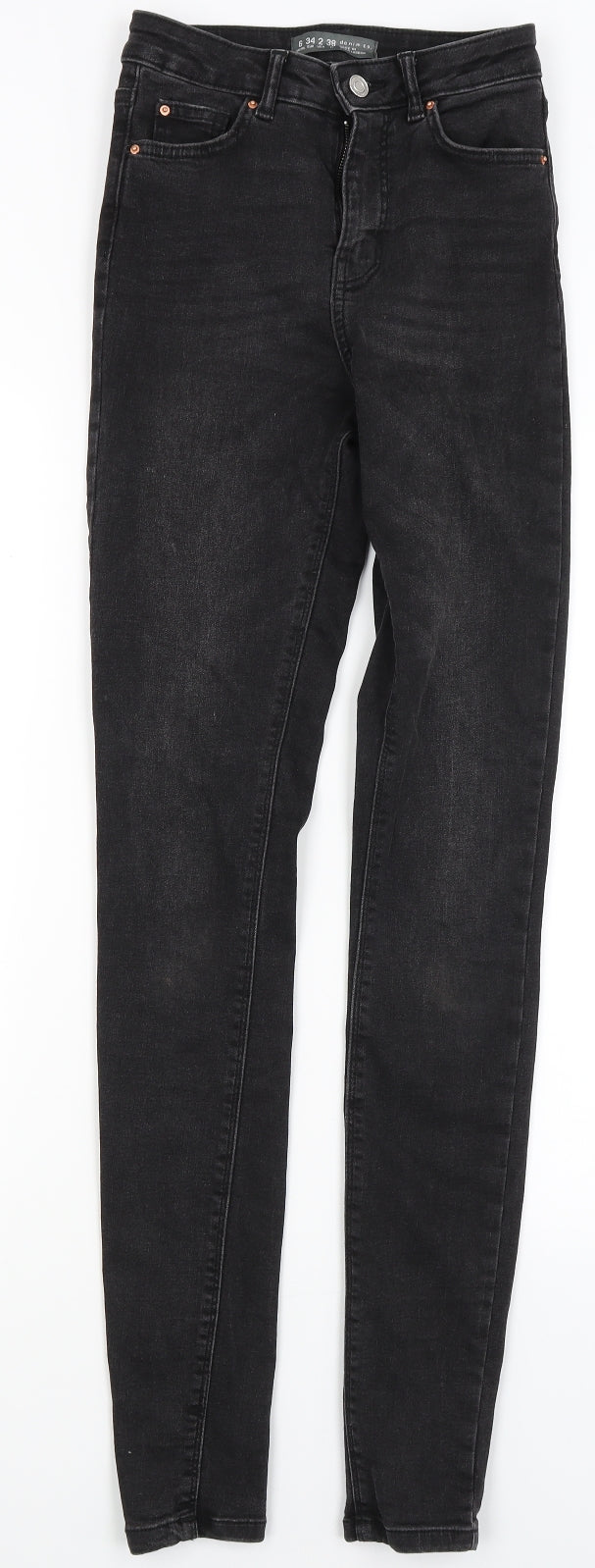 Denim Co Womens Black   Skinny Jeans Size 6 L30.5 in