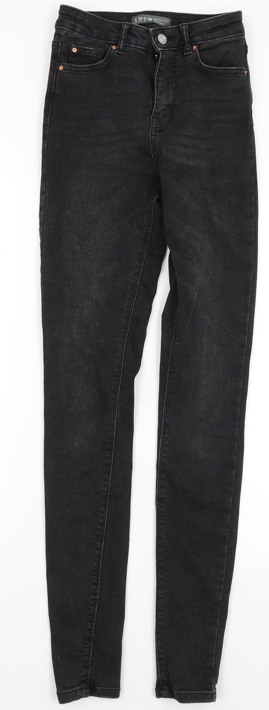Denim Co Womens Black   Skinny Jeans Size 6 L30.5 in