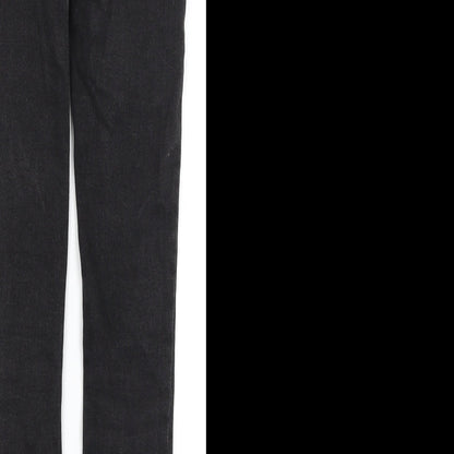 Denim Co Womens Black   Skinny Jeans Size 6 L30.5 in