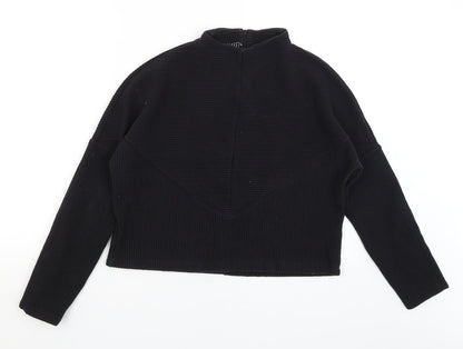Souluxe Womens Black   Pullover Jumper Size M