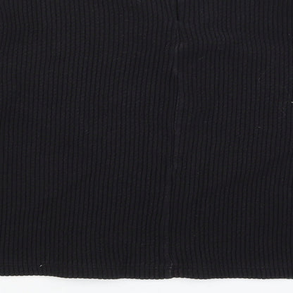 Souluxe Womens Black   Pullover Jumper Size M