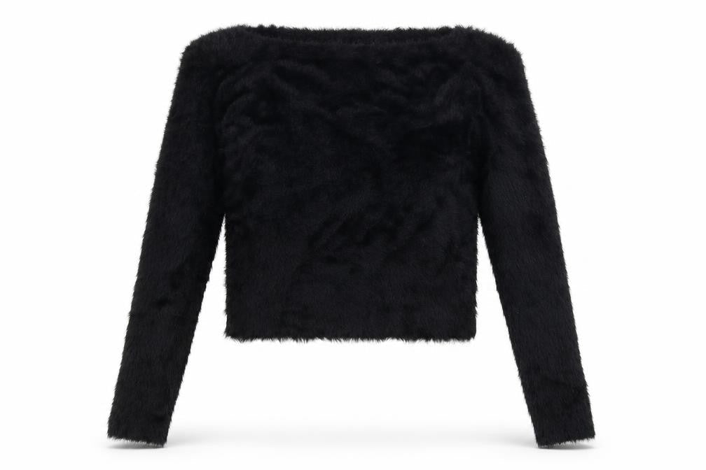 Womens UK Size M Divided Black Pullover Jumper