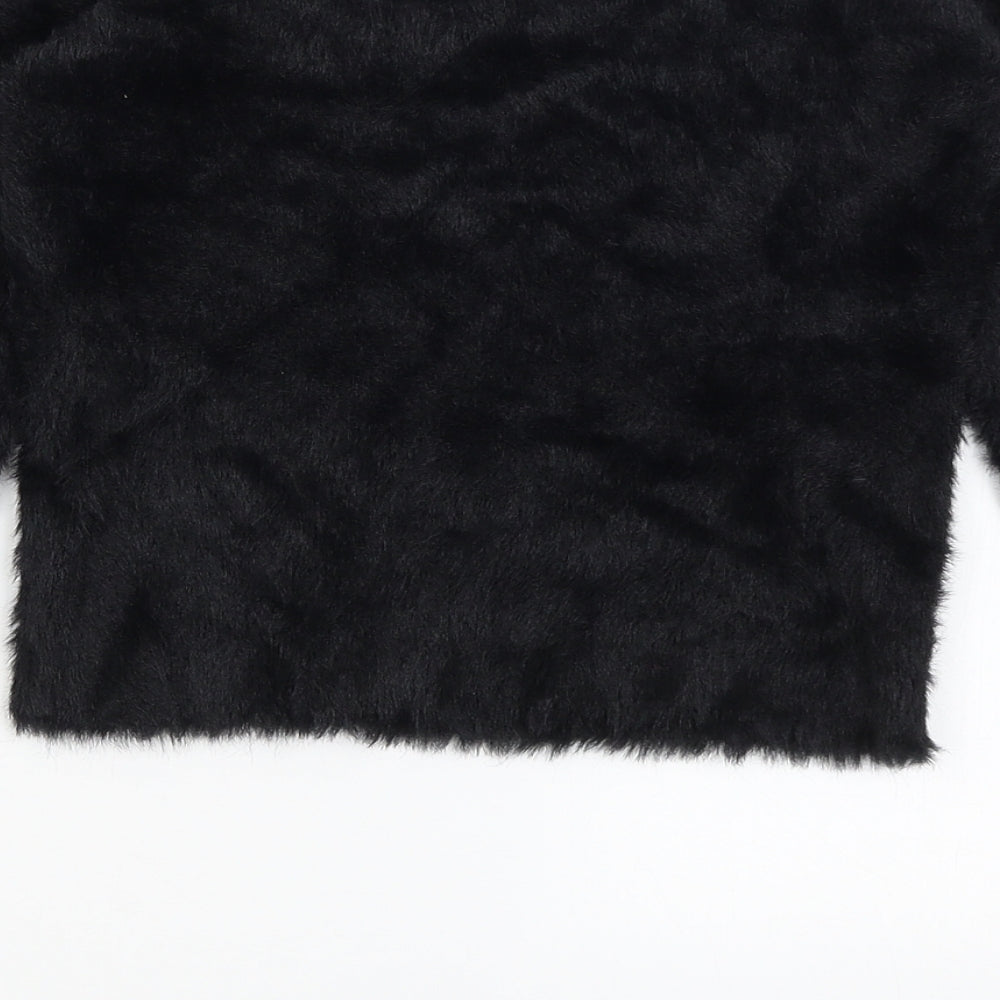 Womens UK Size M Divided Black Pullover Jumper