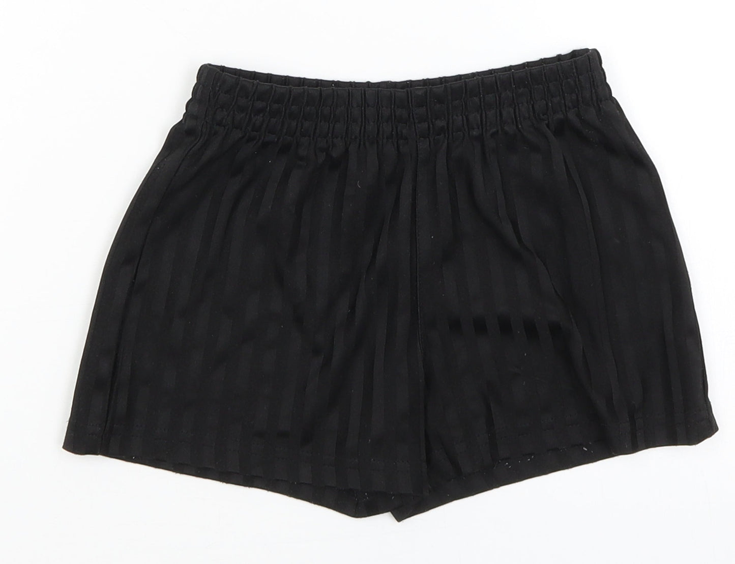 George Boys Black Striped  Bermuda Shorts Size 3-4 Years