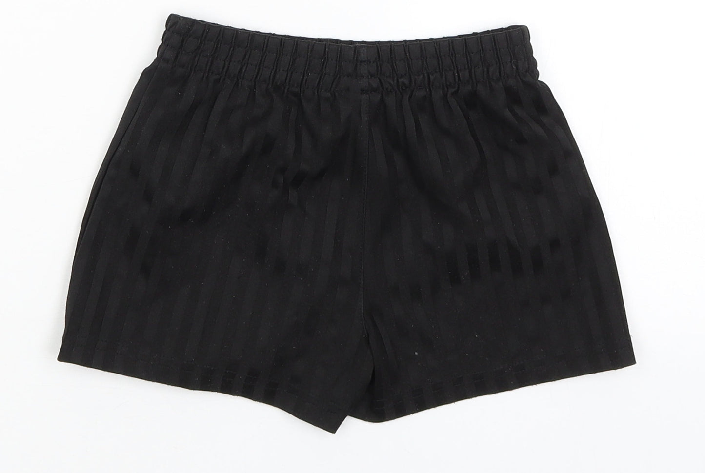 George Boys Black Striped  Bermuda Shorts Size 3-4 Years