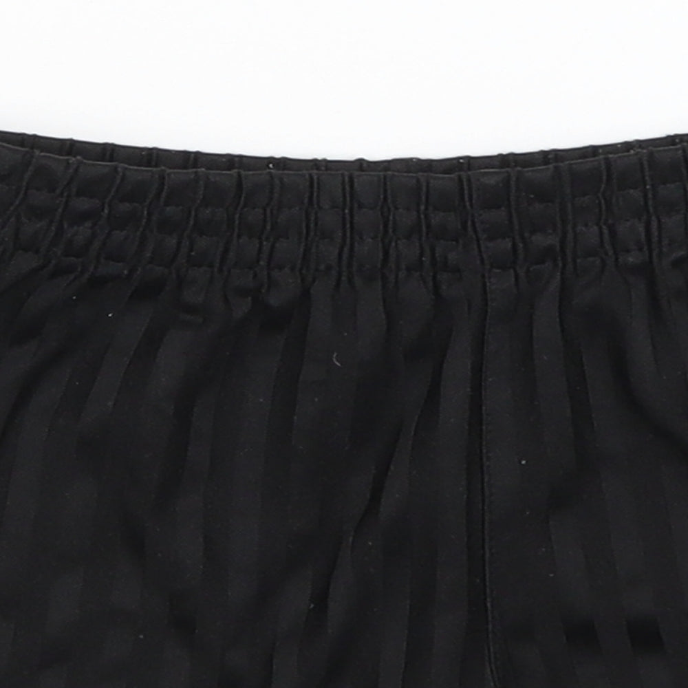 George Boys Black Striped  Bermuda Shorts Size 3-4 Years