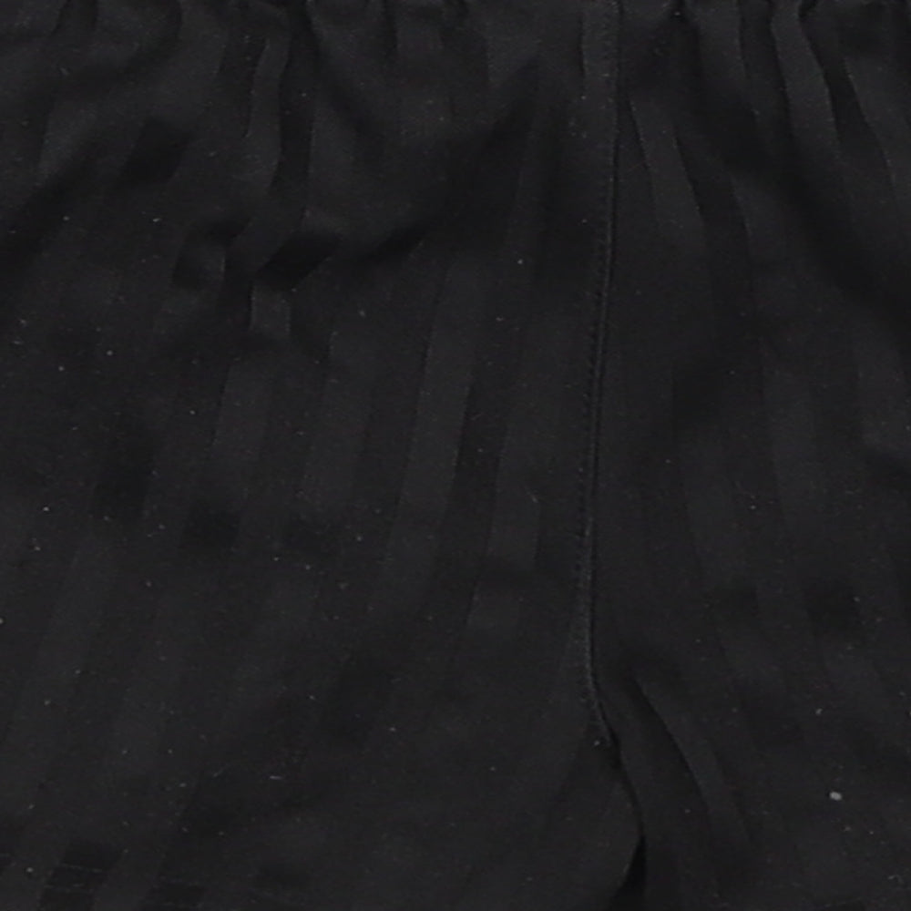George Boys Black Striped  Bermuda Shorts Size 3-4 Years