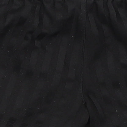 George Boys Black Striped  Bermuda Shorts Size 3-4 Years