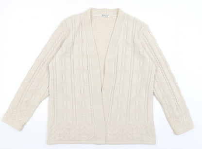 Womens UK Size 14 Berkertex Beige Shrug Jumper