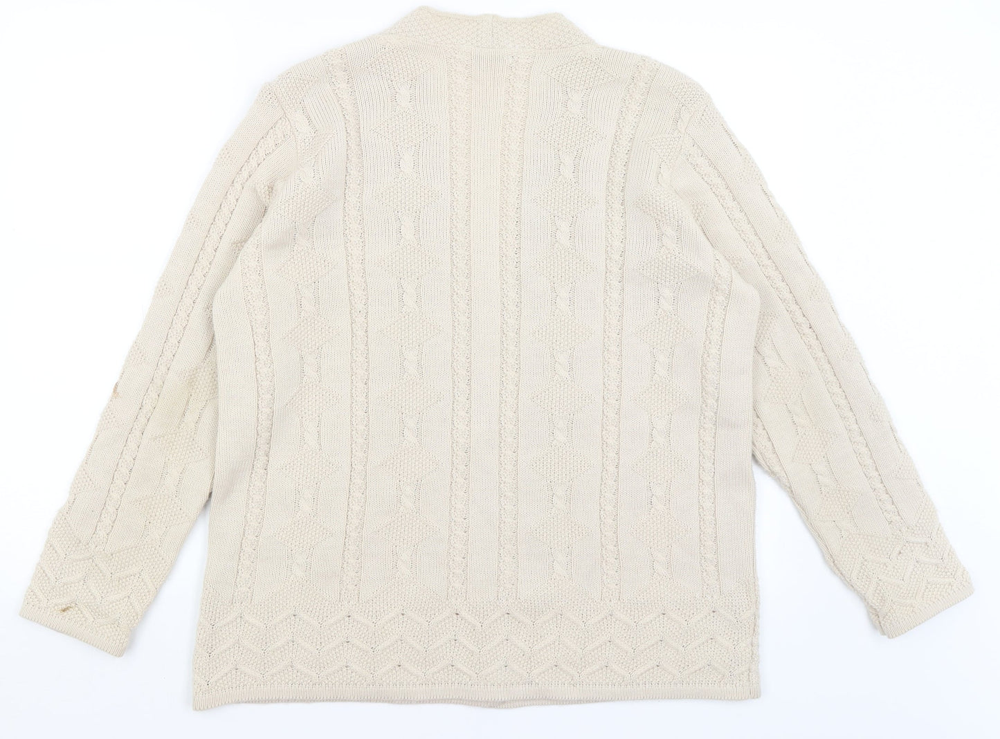 Womens UK Size 14 Berkertex Beige Shrug Jumper