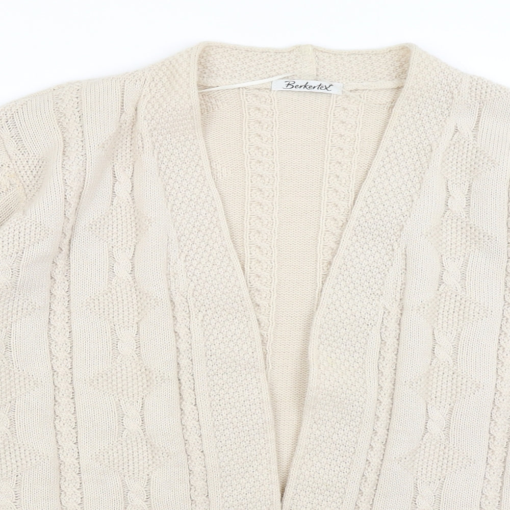 Womens UK Size 14 Berkertex Beige Shrug Jumper