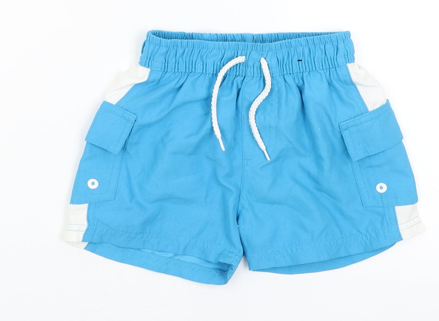 George Baby Blue   Cropped Trousers Size 18-24 Months