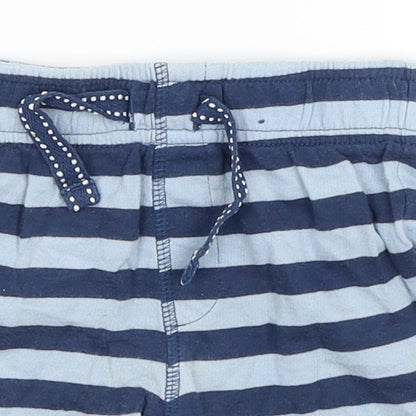 TU Baby Blue Striped  Cropped Trousers Size 18-24 Months