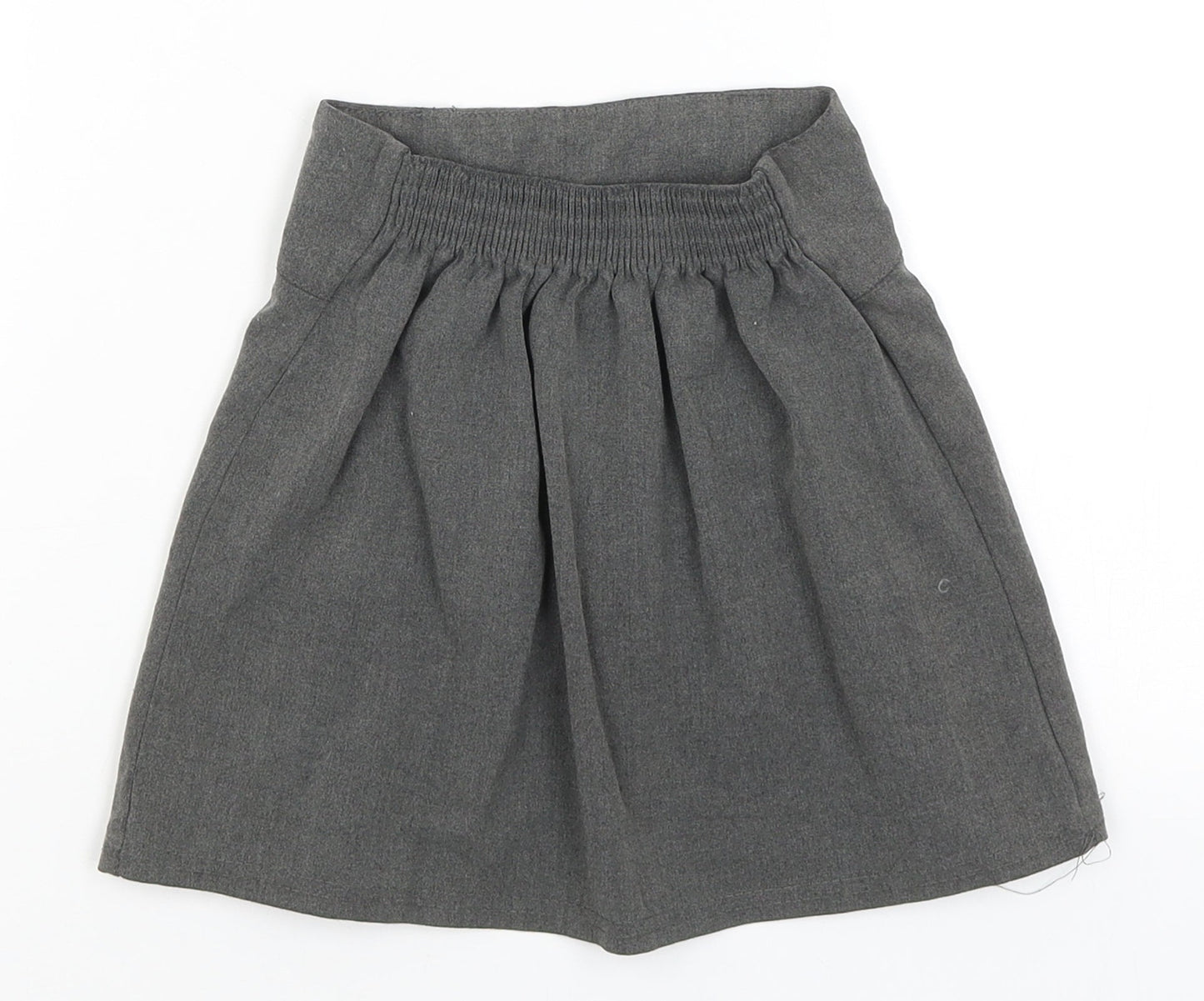 Preworn Girls Grey   Flare Skirt Size 3-4 Years