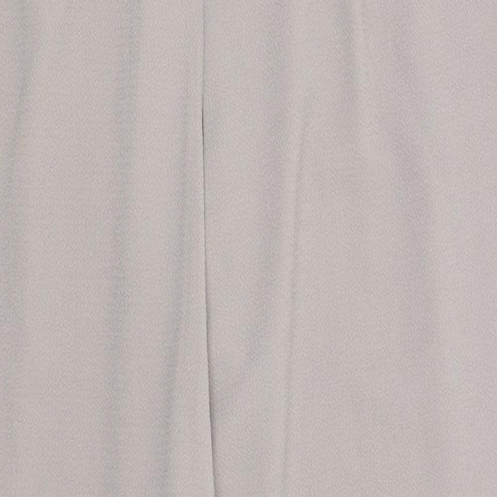 Womens UK Size 12 M&Co Regular Fit  Grey Trousers