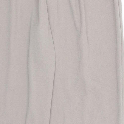 Womens UK Size 12 M&Co Regular Fit  Grey Trousers
