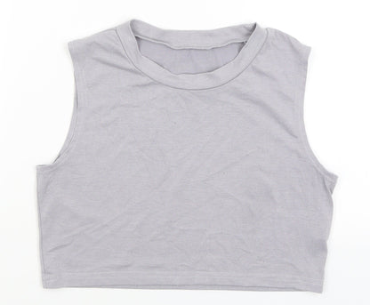 SheIn Womens Grey   Cropped Tank Size M