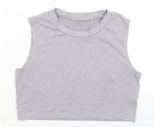 SheIn Womens Grey   Cropped Tank Size M