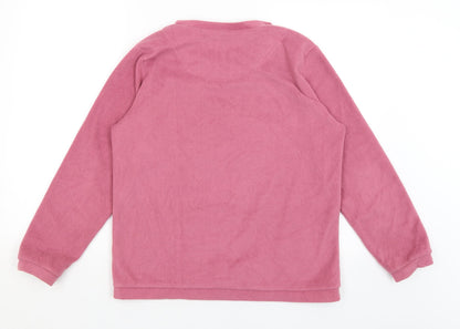 Love to Lounge Womens Pink Solid  Top Pyjama Top Size S  - Sleep Queen