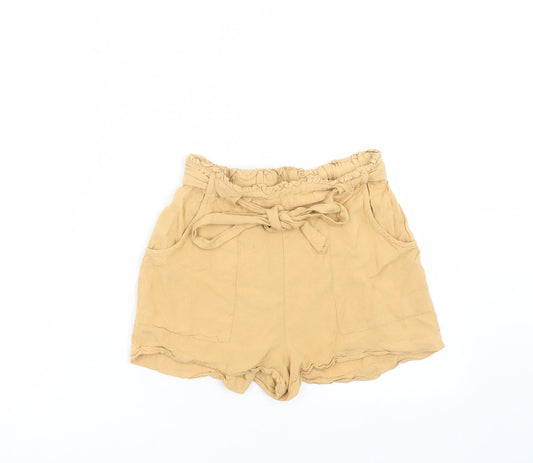 Primark Womens Beige   Hot Pants Shorts Size 10
