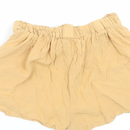 Primark Womens Beige   Hot Pants Shorts Size 10