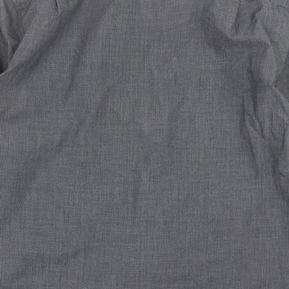 George Mens Black Check   Button-Up Size 15.5