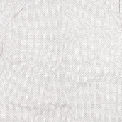 Easy Mens Brown Geometric   Button-Up Size L